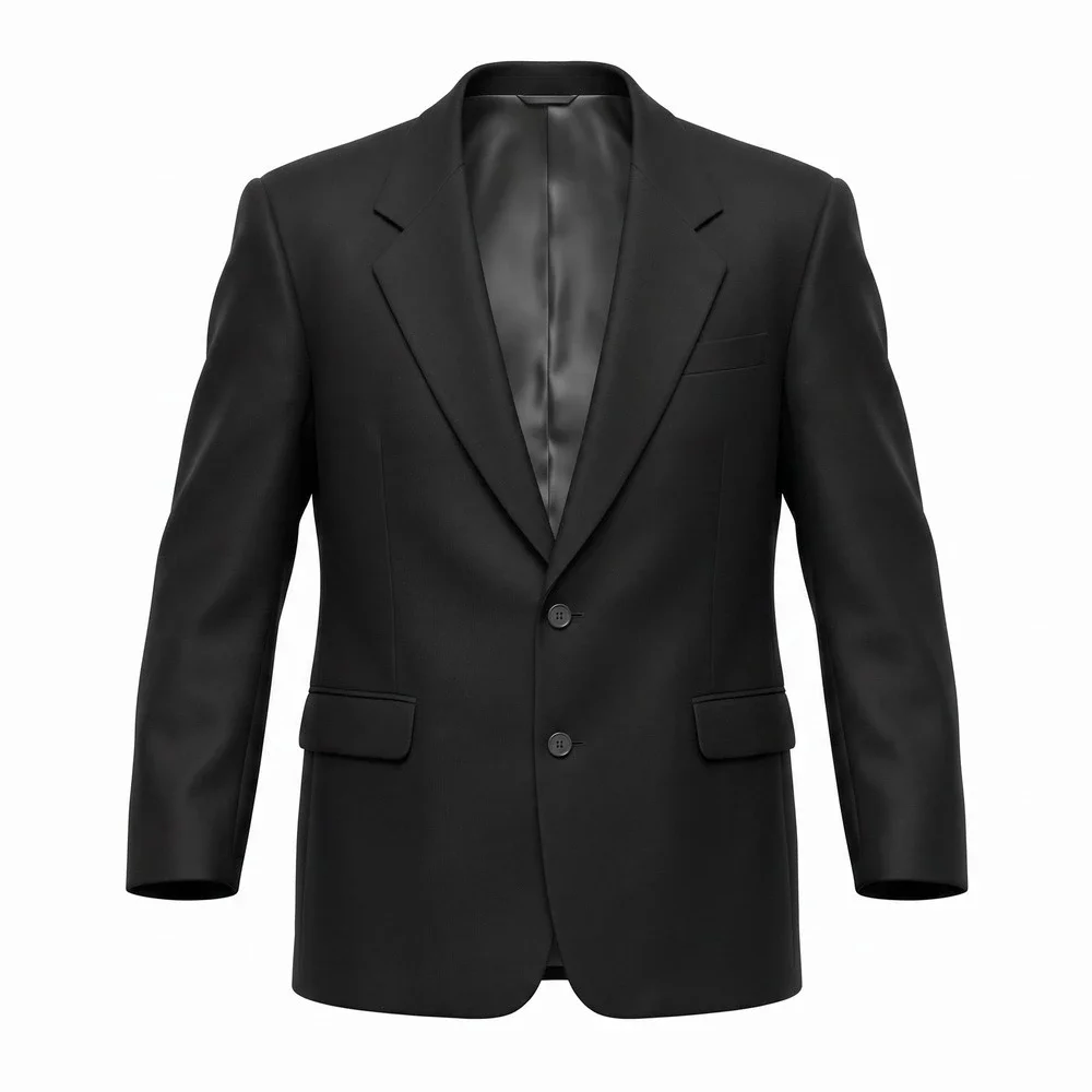 Fioravanti Couture Mens 100% Cashmere Blazer Sport Coat Black Made in USA 46R